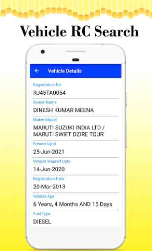 Vehicle Registration Info - Vehicle Owner Details 2