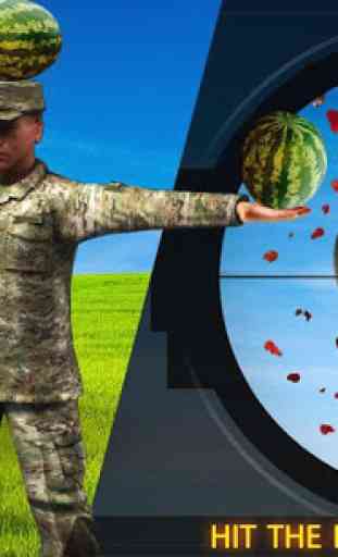 Water melon Shooter: US Army Apple Shooting Game 1