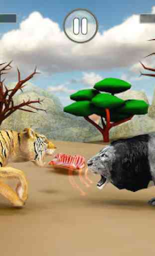 Wild Big Cats Fighting Challenge 2: Lion vs Tigers 2