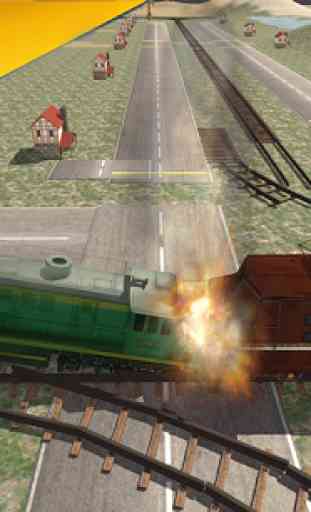 Accident de train: simulateur de conduite de train 2