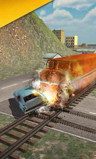 Accident de train: simulateur de conduite de train 4