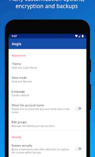Aegis Authenticator - Two Factor (2FA) app 2