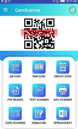 Application Scanner QR & Bar-Code: numériser des 3