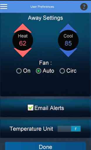 Aprilaire Wi-Fi Thermostat App 3