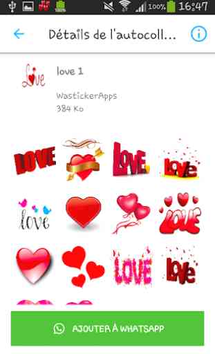 Autocollants Amour & Relation -WAStickerApps 2