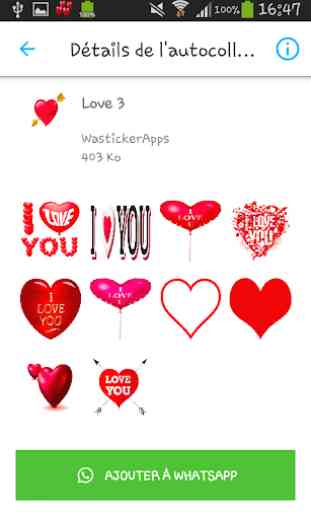 Autocollants Amour & Relation -WAStickerApps 4