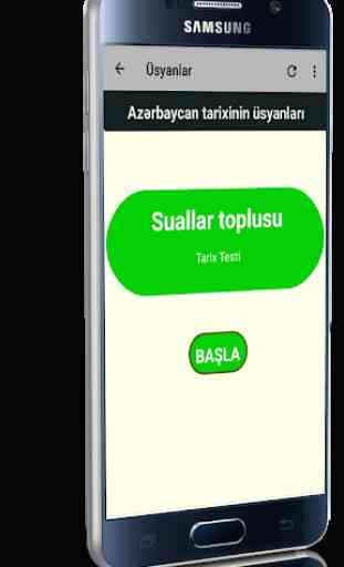 Azerbaycan Tarixi - Sual Cavab ( Test ) 4