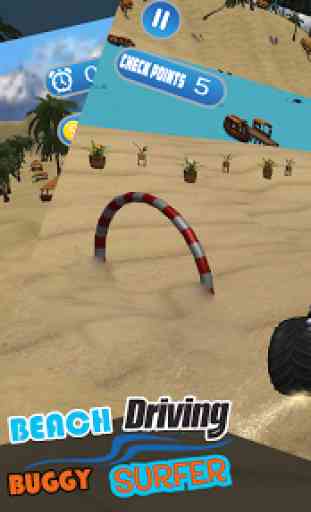 Beach Driving Buggy Surfer Sim 3