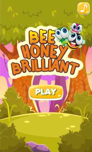Bee Honey - Les abeilles écrasent le miel brillant 1