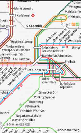 Berlin Tram Map 3