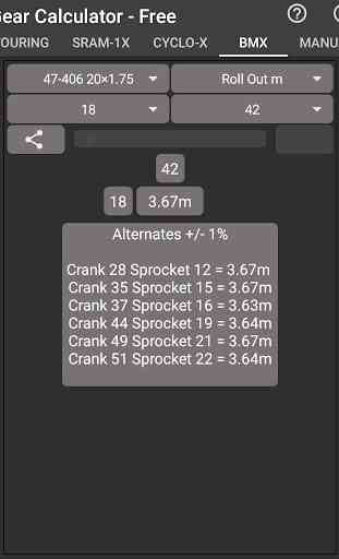 Bicycle Gear Calculator - Free 1