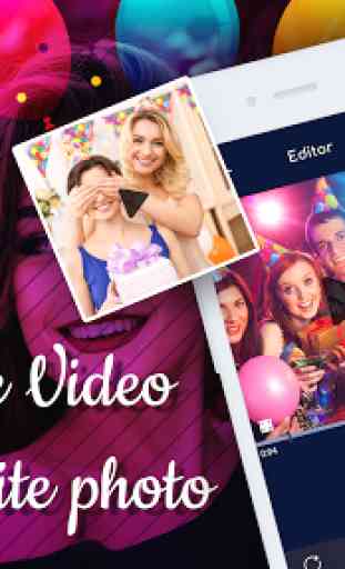 Birthday video maker with song 2