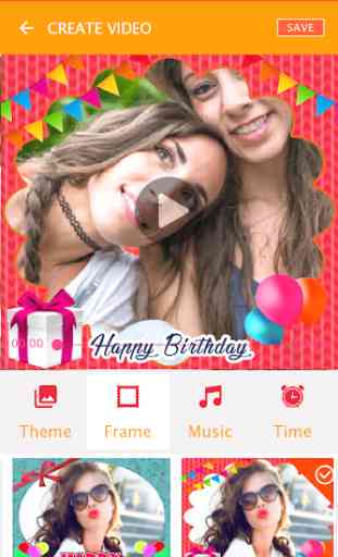 Birthday Video with Photo and Song 1