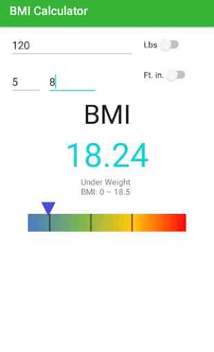 BMI Calculator - Simple 2