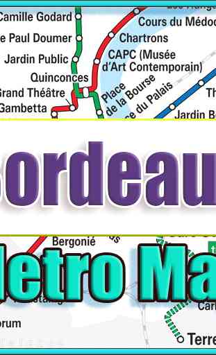 Bordeaux Metro Map Offline 1