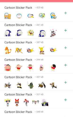 Cartoon Stickers for Whatsapp - WAStickerApps 1