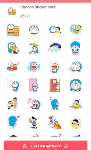 Cartoon Stickers for Whatsapp - WAStickerApps 3