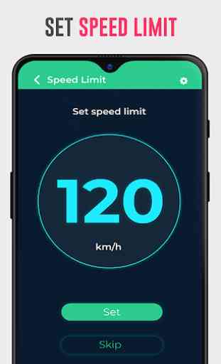 Compteur de vitesse Dash Cam: Limite de vitesse 4