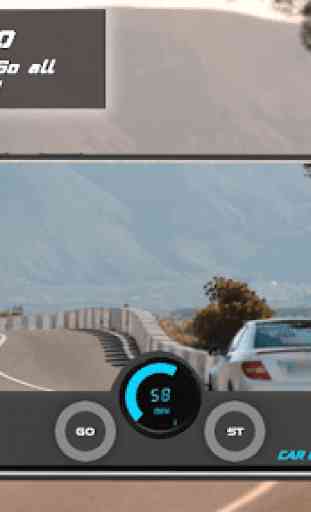 Compteur de vitesse GPS Dash Cam & enregistreur de 4