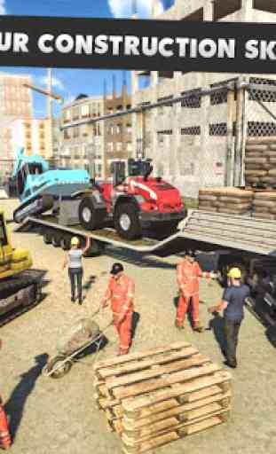 Construction Bulldozer Pelle Simulateur 2019 2