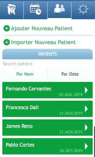 Dentist Manager: App pour la gestion de patient 3