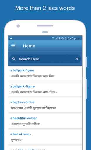 English To Bengali Dictionary and Translator 2