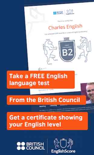 EnglishScore: Test d'anglais du British Council 1