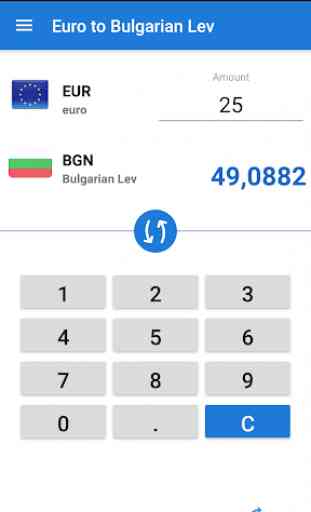 Euro à Lev Bulgare / EUR à BGN 3