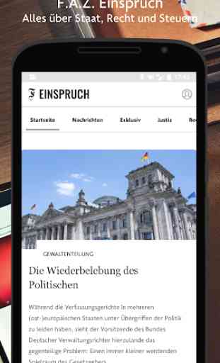 F.A.Z. Einspruch - News-App für Juristen 1
