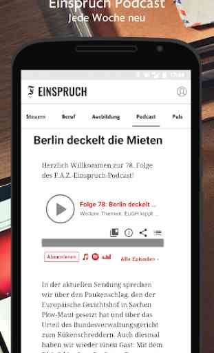 F.A.Z. Einspruch - News-App für Juristen 2