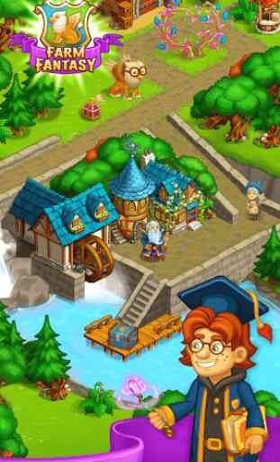 Farm Fantasy: Happy Magic Day in Wizard Harry Town 3