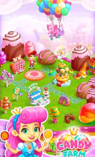 Ferme aux bonbons: Ville de gâteau magique 1