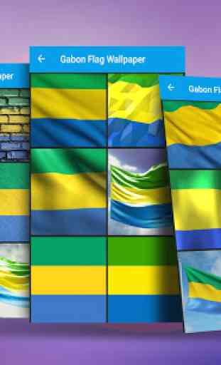 Gabon Flag Wallpaper 3