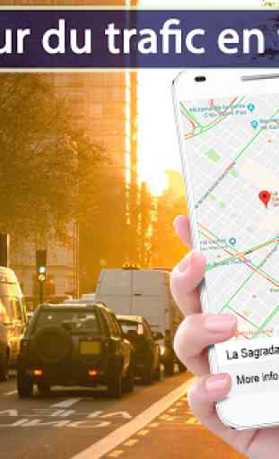 GPS Carte Route Trafic Navigation 1
