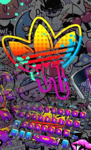 Graffiti Street Keyboard Theme 2