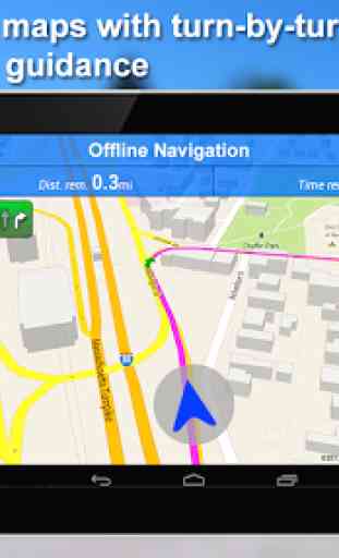 Hors ligne navigation conduite Et GPS route Plans 3