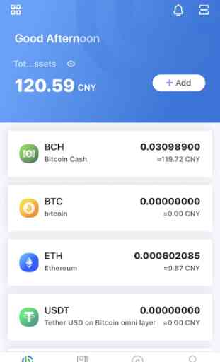 iBitcome-free Bitcoin&Bitcoin Cash&Ethereum wallet 2