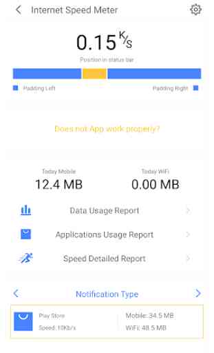 inetFlow - Internet speed meter and data manager 2