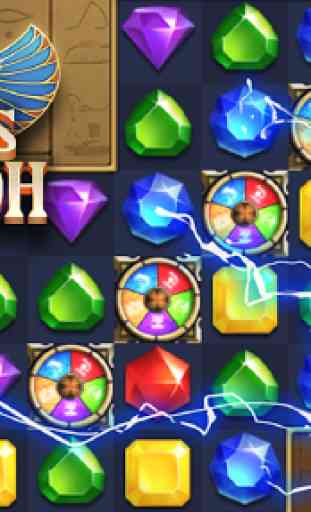 Jewels Pharaoh : Puzzle de match-3 1