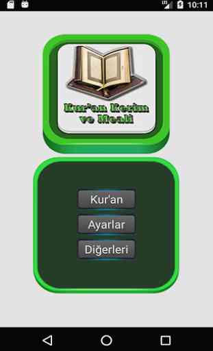 Kuran -ı Kerim ve Türkçe Meali 1