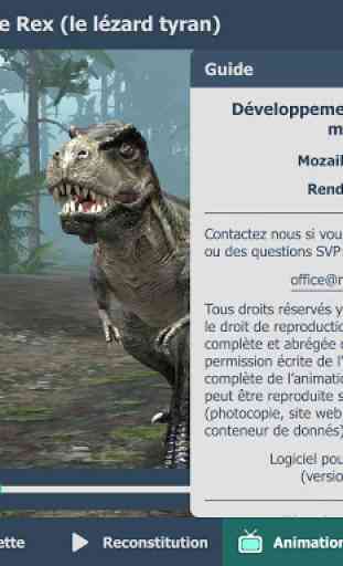 Le Tyrannosaure Rex 3D éducative VR 4