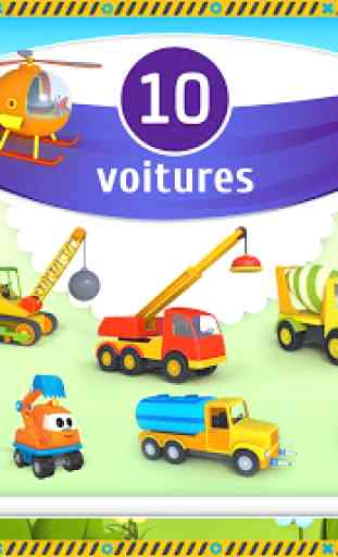 Léo le camion et les voitures : jeux intelligents 2