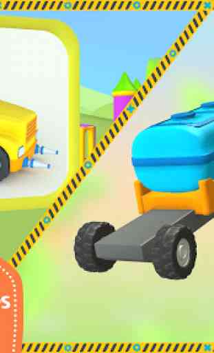Léo le camion et les voitures : jeux intelligents 4