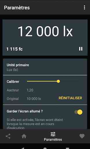 Lux Light Meter Gratuit Français 4