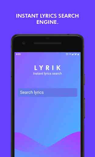 Lyrik - Instant lyrics search 1
