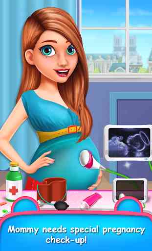Maman et nouveau-né Baby Nursery - Virtual Babysit 1
