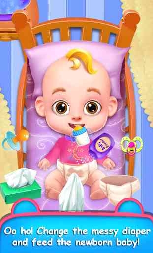 Maman et nouveau-né Baby Nursery - Virtual Babysit 4