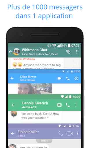 Messenger pour messages, texte et chat vidéo 1