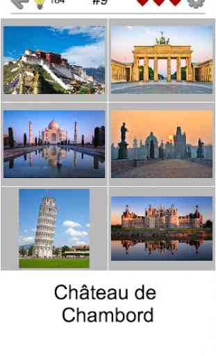 Monuments célèbres du monde: Le quiz sur les lieux 2