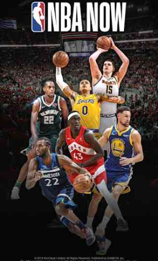 NBA NOW, jeu mobile de basket 1